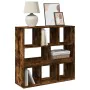 Smoked oak shelf/space divider 100x33x94.5 cm by , Bookcases and shelves - Ref: Foro24-854476, Price: 81,69 €, Discount: %