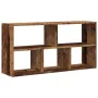 Aged engineered wood wall shelf 100x25x50 cm by , Shelves and shelves - Ref: Foro24-853279, Price: 48,68 €, Discount: %