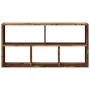 Aged engineered wood wall shelf 100x25x50 cm by , Shelves and shelves - Ref: Foro24-853279, Price: 48,68 €, Discount: %