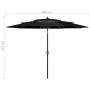 3-tier parasol with black aluminum pole 3 m by vidaXL, Umbrellas - Ref: Foro24-313874, Price: 65,65 €, Discount: %