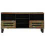 Solid acacia wood TV stand 100x34x46 cm by , CD and DVD storage - Ref: Foro24-377528, Price: 136,94 €, Discount: %