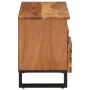 Solid acacia wood TV stand 100x34x46 cm by , CD and DVD storage - Ref: Foro24-377525, Price: 137,76 €, Discount: %