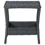 Dark gray synthetic rattan garden table 45x45x46.5 cm by vidaXL, Garden tables - Ref: Foro24-313306, Price: 43,44 €, Discount: %