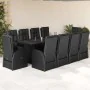 11-piece garden dining set with black synthetic rattan cushions by , Garden sets - Ref: Foro24-3277639, Price: 1,00 €, Discou...