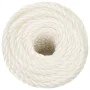 White 24 mm 50 m polypropylene work rope by , Ropes and metal cords - Ref: Foro24-153072, Price: 84,46 €, Discount: %