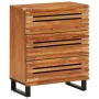 Sideboard 3 pieces solid acacia wood 60x34x75 cm by , Sideboards - Ref: Foro24-3217081, Price: 395,39 €, Discount: %