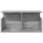 Engineered wood wall shelf in Sonoma gray, 60x20x30 cm by , Shelves and shelves - Ref: Foro24-854828, Price: 37,12 €, Discoun...