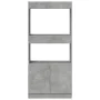 Engineered wood sideboard in concrete gray 63x33x140 cm by , Bookcases and shelves - Ref: Foro24-855109, Price: 83,49 €, Disc...