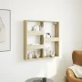 Engineered wood wall cabinet in Sonoma oak, 80x15x80 cm. by , Shelves and shelves - Ref: Foro24-854546, Price: 44,81 €, Disco...