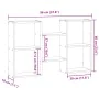 Wandregal aus grauer Sonoma-Ingenieurholz 96x18x60 cm von , Regale und Regale - Ref: Foro24-853232, Preis: 44,07 €, Rabatt: %