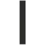 Engineered wood black shelf 60x24x176 cm by , Bookcases and shelves - Ref: Foro24-857822, Price: 74,27 €, Discount: %