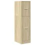 Engineered wood medicine cabinet in Sonoma oak, 30x41x118 cm. by , Lockers and storage cabinets - Ref: Foro24-855162, Price: ...