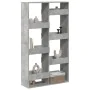 Room divider made of gray wood and concrete 100x33x175 cm by , Bookcases and shelves - Ref: Foro24-3309576, Price: 130,15 €, ...