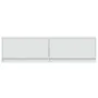 Wall-mounted TV stand with LED lights white 140x31x38 cm by , TV Furniture - Ref: Foro24-852369, Price: 111,67 €, Discount: %