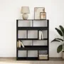 Engineered wood black shelf 100x33x125.5 cm by , Bookcases and shelves - Ref: Foro24-3309358, Price: 120,38 €, Discount: %