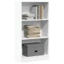 Engineered wood white shelf 60x24x109 cm by , Bookcases and shelves - Ref: Foro24-857803, Price: 51,29 €, Discount: %