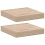 Floating shelves 2 units engineered wood 23x23.5x4 cm by , Shelves and shelves - Ref: Foro24-4010680, Price: 24,48 €, Discoun...