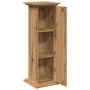 Display pedestal with storage in artisan oak, 31x30x90 cm. by , Pot stands - Ref: Foro24-854615, Price: 61,73 €, Discount: %