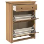 Panama shoe cabinet made of solid pine wood 80x35x105 cm by , Shoe racks and shoe organizers - Ref: Foro24-4016392, Price: 15...