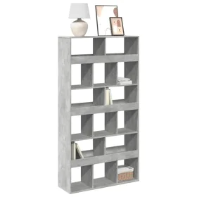 Engineered wood bookshelf in gray concrete 100x33x187.5 cm by , Bookcases and shelves - Ref: Foro24-3309378, Price: 189,11 €,...