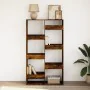 Engineered wood smoked oak bookshelf 100x33x175 cm by , Bookcases and shelves - Ref: Foro24-3309406, Price: 130,15 €, Discoun...