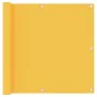 Balcony awning in yellow Oxford fabric, 90x400 cm. by vidaXL, Umbrellas - Ref: Foro24-135025, Price: 23,60 €, Discount: %