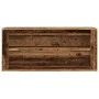 Holzschuhbank, Holztechnik, gealtertes Holz, 100x35x45 cm. von , Schuhregale und Schuhorganisatoren - Ref: Foro24-857089, Pre...