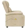 Cream-colored fabric massage chair by , Electric massage chairs - Ref: Foro24-340935, Price: 201,86 €, Discount: %