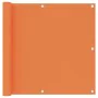 Balkonmarkise orangefarbenes Oxford-Gewebe 90x500 cm von vidaXL, Sonnenschirme - Ref: Foro24-135050, Preis: 27,03 €, Rabatt: %