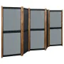 Black 5-panel room divider screen 350x170 cm by , Room dividers - Ref: Foro24-315604, Price: 200,59 €, Discount: %