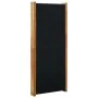 Black 5-panel room divider screen 350x170 cm by , Room dividers - Ref: Foro24-315604, Price: 200,59 €, Discount: %