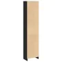 Estantería de madera de ingeniería negra 40x24x176 cm de , Librerías y estanterías - Ref: Foro24-857793, Precio: 64,47 €, Des...