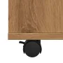 Engineered oak wood handmade rolling cabinet 60x53x72cm by , Lockers and storage cabinets - Ref: Foro24-856659, Price: 86,97 ...