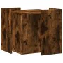 Smokey oak wood cat litter box furniture 53x53x51 cm by , Cat furniture - Ref: Foro24-857755, Price: 54,32 €, Discount: %