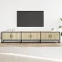 TV stand made of engineered wood in Sonoma oak, 210x35x41 cm by , TV Furniture - Ref: Foro24-3300791, Price: 135,01 €, Discou...