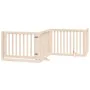 Folding dog gate 6 panels made of poplar wood 480 cm by , Dog kennels and fences - Ref: Foro24-3155665, Price: 126,81 €, Disc...