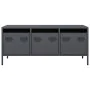 TV stand made of cold-rolled anthracite steel, 101.5x39x43.5 cm by , TV Furniture - Ref: Foro24-851228, Price: 186,18 €, Disc...