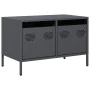 TV stand made of cold-rolled anthracite steel, measuring 68x39x43.5 cm. by , TV Furniture - Ref: Foro24-851234, Price: 137,99...