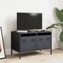 TV stand made of cold-rolled anthracite steel, measuring 68x39x43.5 cm. by , TV Furniture - Ref: Foro24-851234, Price: 137,99...