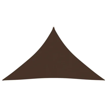 Brown Oxford fabric triangular sail awning 3.5x3.5x4.9 m by vidaXL, Umbrellas - Ref: Foro24-135835, Price: 31,01 €, Discount: %