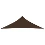 Brown Oxford fabric triangular sail awning 3.5x3.5x4.9 m by vidaXL, Umbrellas - Ref: Foro24-135835, Price: 31,01 €, Discount: %