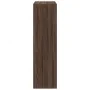 Wooden engineering brown oak divider bookcase 69.5x29x103.5cm by , Bookcases and shelves - Ref: Foro24-858018, Price: 71,81 €...