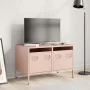 TV-Möbel aus kaltgewalztem Stahl in Rosa, 68x39x43,5 cm. von , TV-Möbel - Ref: Foro24-851233, Preis: 137,99 €, Rabatt: %