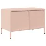 TV-Möbel aus kaltgewalztem Stahl in Rosa, 68x39x43,5 cm. von , TV-Möbel - Ref: Foro24-851233, Preis: 137,99 €, Rabatt: %