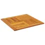 Solid acacia wood square table top 70x70x2 cm by , Table tops - Ref: Foro24-4004255, Price: 47,31 €, Discount: %