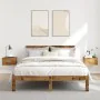 Wall-mounted bedside tables 2 units aged wood 35x35x20 cm by , Nightstands - Ref: Foro24-857064, Price: 58,67 €, Discount: %