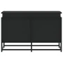 Storage box with black engineered wood lid 80x40x51.5 cm by , Storage baskets - Ref: Foro24-848799, Price: 84,24 €, Discount: %