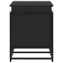 Storage box with black engineered wood lid 80x40x51.5 cm by , Storage baskets - Ref: Foro24-848799, Price: 84,24 €, Discount: %