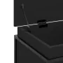 Storage box with black engineered wood lid 80x40x51.5 cm by , Storage baskets - Ref: Foro24-848799, Price: 84,24 €, Discount: %