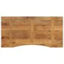 Desktop board with curved rough mango wood 110x60x2.5 cm by , Table tops - Ref: Foro24-370217, Price: 83,87 €, Discount: %